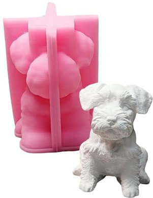 Bonitos moldes de silicona para perros, moldes de silicona 3D, moldes de yeso, moldes de adorno, moldes de resina epoxi