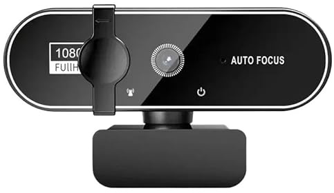 YVAAASIYC Webcam 4K Full HD avec Microphone, autofocus, 8 MP, for Ordinateur Portable Windows, Webcam Externe, appels vidéo(2K Stand)