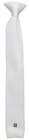 Kingsland Herrenkrawatte Classic Mens Tie Clip weiß one Size