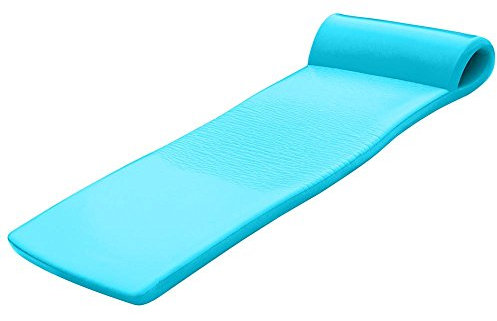 Pool Mate XX-Large Foam Mattress Swimming Pool Float, Teal with bonus Kool Kan