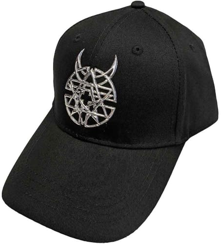 Rock Off Gestörtes Baseballkappen-Symbol und Logo