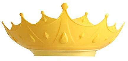 Baby Dusche Kappe, Krone Form Einstellbare Kinder Duschhaube Badekappe Baby Shampoo Cap mit Augenschutz Ohrenschutz, Shampoo Schutz für Kinder Kleinkind Mädchen Junge