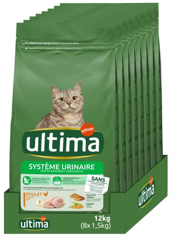 Ultima - Croquetas para Gatos (8 x 1,5 kg)