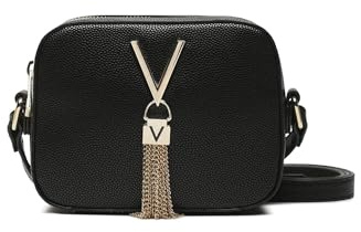 Valentino Mario Camera Bag Model Divina NERO GOLD One Size