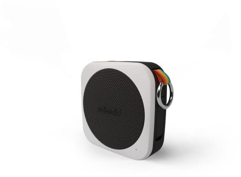 Polaroid 9079 P1 musikspelare (svart) – superbärbar trådlös Bluetooth-högtalare uppladdningsbar med IPX5 vattentät och dubbel stereoparning
