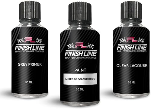 FINISH LINE Ausbesserungslack-Set für Toyota 8S6, dunkelblau, 30 ml