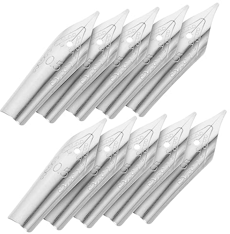MAGICLULU 30stücke Teiliges Füllfederhalter Ersatzfeder Set Aus Robustem Material Langlebig Feine Kalligraphie Schreibfeder Für Schule Büro Reise Geeignet
