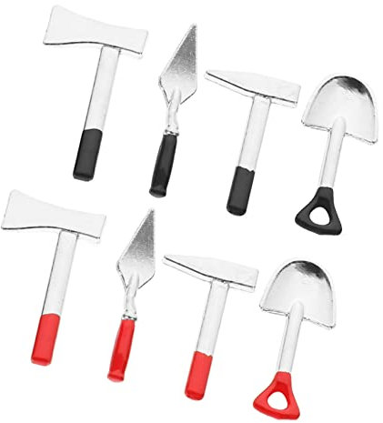BESPORTBLE 32 STK Puppenhaus-Werkzeuge Puppenhaus-Farm-Tool Mini-Hauswerkzeuge Kinderspielzeug Spielzeuge Ornament Miniaturspielzeug Garten Mini Dekoration Legierung Dekorationen Baby