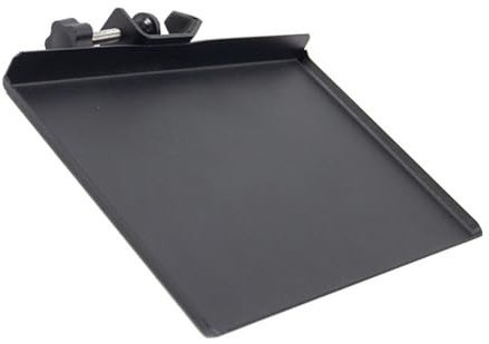 HEMOTON Soporte para Micrófono Bandeja para Tarjeta de Sonido, Hierro Negro, para Teléfonos Móviles y Sala de Chat, Adecuado para Guardar Pequeños Accesorios