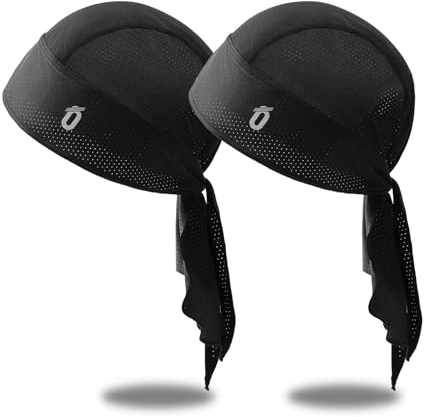 Oscenny Kopftuch,Leichtes Perforiertes Material Schnell Trocknend Kopfbedeckung Sonnenschutz Radfahren Laufen Motorrad Mütze