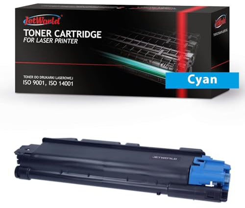 JetWorld Toner Kompatibel UTAX PK5017C 1T02TVCUT0, 1T02TVCTA0 Cyan für PC3062DN, PC3062i MFP, PC3066i MFP, P-C3062DN, P-C3062i MFP, P-C3066i MFP 6000 Seiten je Tonerkartusche, Hochwertiger Druck