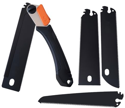 Professional Folding Handsaw Set for Woodworking Tool Long Cutter with High Strength Alloy Cutter for Great Performances