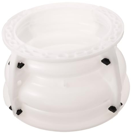 FONDOTIN Moule de Colonne Romaine pour Béton Effet Décoratif Élégant en Plastique Beige Facile à Utiliser pour Moulure Supérieure de Colonne et Base de Portail