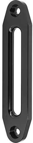 MotorMinds Winch Hawse Fairlead 10in/25.4cm 8000‑15000lb Loading Aluminium Anti Binding Universal (Black)