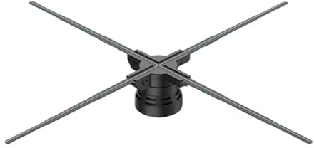 Ventilatore olografico, 31.5 pollici 3D HD Ologramma Fan Proiettore Wifi 80cm LED Sign Player Supporto Immagine Video Negozio Bar Party Pubblicità Display Proiettore