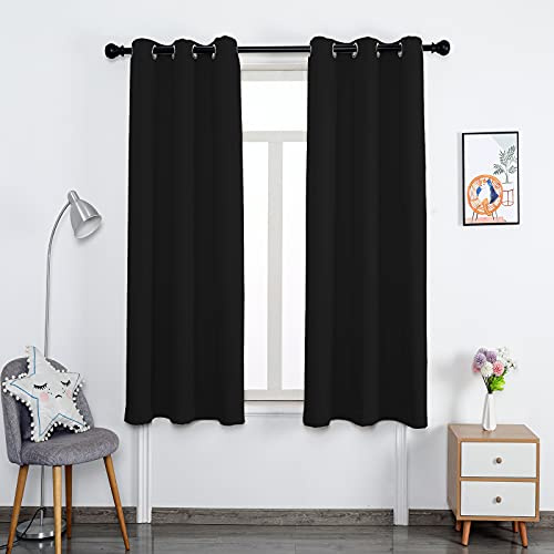 Tenda termica isolante 280 x 150 cm, senza fori, trattamento per finestre, insonorizzazione, design con occhielli, per la decorazione della camera da letto, risparmio energetico e protezione della
