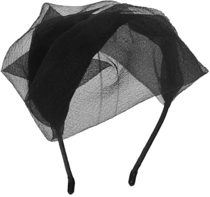 FRCOLOR Fascinator Rete per Cerchietto Rete per Matrimonio e Accessorio Versatile per Nascondere e Alte Fronte Design Traspirante e