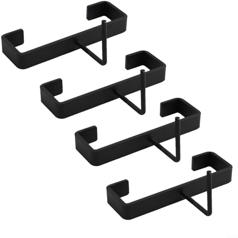 Concrete Post Brackets Fence Panel Clips Metal Concrete Post Clips For Outdoor Garden Fence Panel Bracket Security Mounting Clamp(4PCS)