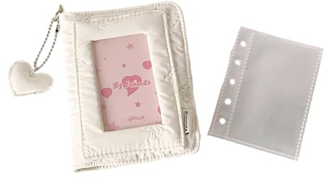 Minimalists - Album fotografico da 7,6 cm, con inserti rimovibili, tascabili, 5 anelli, raccoglitore per foto, riutilizzabile, per album di ritagli