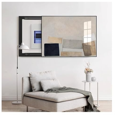 TYYCKJ Cache-Compteur électrique, Tableau décoratif, Cache-Panneau électrique Mural, Tableau décoratif, idéal pour Votre Maison (Gris, 60 x 40 cm)