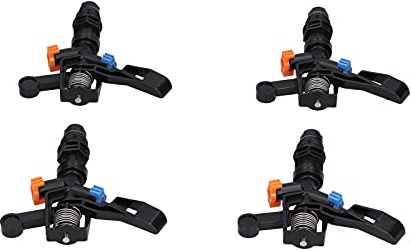 Ejoyous Aspersor de Riego, Aspersor de Riego de Césped Rociador de Rosca Macho G1/2 Uniformemente Fácil de Instalar para de Césped para Enfriamiento de Techos para Regar Flores