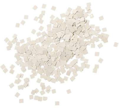NIYANGLE 2 Beutel Schmuck-Silberlötzubehörset – 0,08 x 0,08 Zoll große, mitteltemperaturbeständige Lötplättchen – vorgeschnittene Lötchips mit hoher Dichte für Silberschweißreparaturen und