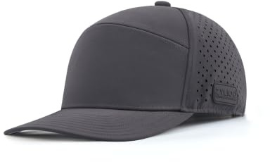 Gorra XXL Performance Snapback para cabezas grandes, 59,9-65 cm, gorra de | Gorra ligera de secado rápido y ventilación cortada con láser para golf, senderismo, pesca, viajes y uso diario al aire libre