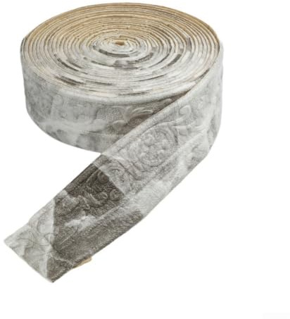 Borde de papel tapiz autoadhesivo de 10 m x 8 cm, moldura de espuma 3D para bordes de pared y decoración de techo, color blanco (mármol)