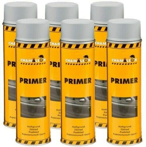 Chamäleon Füller 1K Spray Grau 6X 500ml Grundierung Primer Korrosionsschutz
