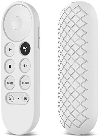 JIACUO étui en Silicone Souple antidérapant pour télécommande Chromecast Coque de Protection pour-Google Chromecast TV 2020 télécommande vocale