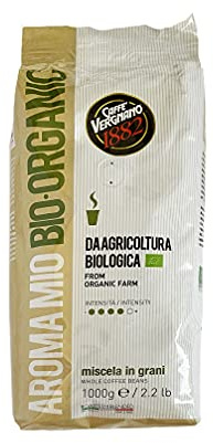 Caffè Vergnano 1882 Caffè In Grani Aroma Mio Bio Organic - 1 confezione da 1 Kg