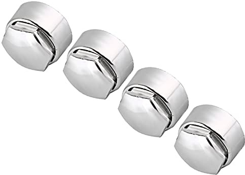 Niiyen Radmuttern Felgenabdeckung, 20 Stück 17mm Mutter Autorad Auto Nabe Schraubenschutz Anti-Diebstahl-Abdeckkappe für Radmutternabdeckungen Radmutternabdeckungen Autoräder(Silber)