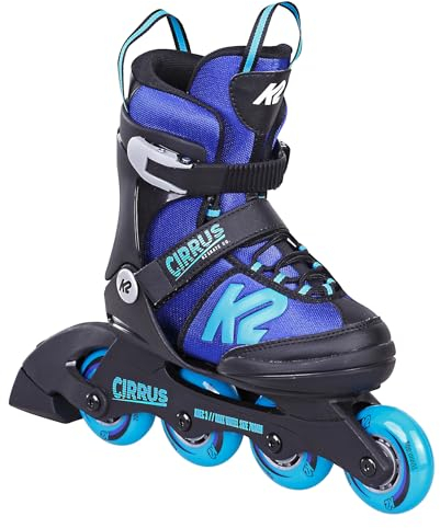 K2 Skates Inline Skates Cirrus B Jungen Inline Skates — Black - Blue — 30G0839