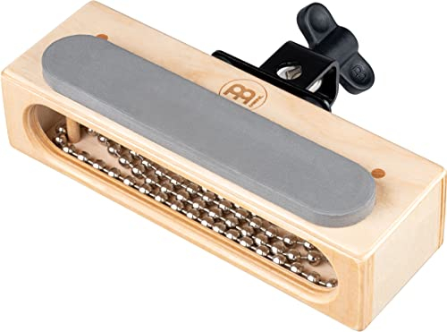 Meinl Percussion Wood Block Clap - Schlagzeugzubehör - Mit Halterung - Clap-Effekt - Baltische Birke, Natur (MWBHC)