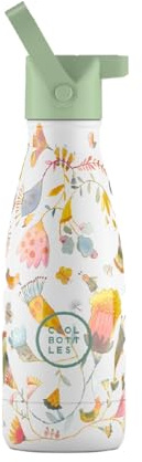 Botella Térmica Infantil - 260 ml - Spring Flowers - Botella de Agua de Acero Inoxidable - Bebidas Fías 36 Horas y Calientes 18 Horas - Acabado con Pintura en Relieve - Sin BPA - Cool Bottles