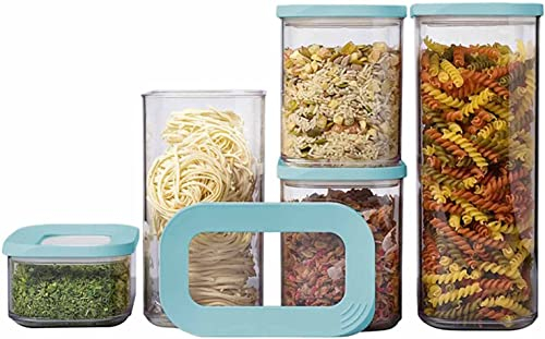 Mepal - Vorratsdosen Modula 5-teilig – Starter-Set Nordic Green – ideal für die Aufbewahrung von trockenen Lebensmitteln – spülmaschinenfest, Kunststoff