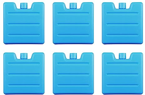 VonBueren 24 x Mini Kühlakkus für Kühltasche und Kühlbox 7,5 x 7,1 x 1,7 cm klein | 75 g je Kühlakkku