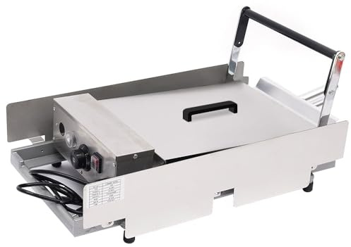 HPDTZ Burger Maker Elektrischer Hamburgerformer aus Edelstahl, Hamburgerbrötchen Maschine für perfekte Burger, Zeit & Temp. Steuerung, Robust und langlebig, breite Anwendung