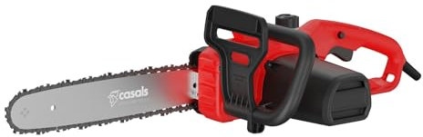 Casals - Tronçonneuse électrique Casals | Puissance de 1400 W | Coupe précise de 35,5 cm | 6500 tr/min | Idéal pour le jardinage et le bois