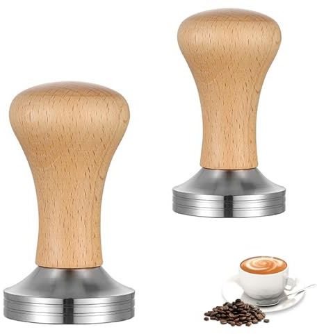 Maple Plentiful Prensador de café de acero inoxidable, 51 mm, 51 mm, 51 mm, color plateado, 51 mm, 51 mm, 51 mm, color plateado