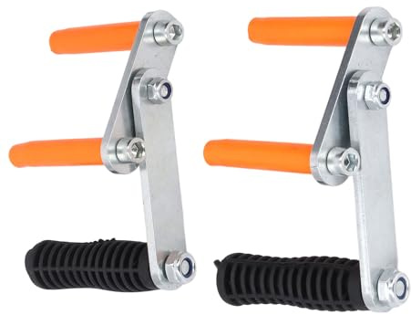 Carrier Pince à Panneau 2PCS, 115 Kg Lourde Portable la Pince et de Manutention Portable avec une Poignée Ergonomique pour le contreplaqué de Carreaux de Verre à Cloison Sèche