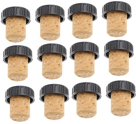 SOIMISS 12piezas Suministros De Vino Tapones De Corcho Sellado Hermético para Bares y Bodas