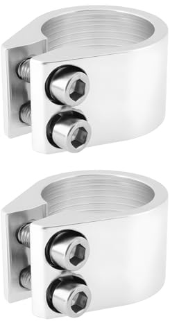 Create idea Lot de 2 Colliers de Serrage de Tige de Selle de Vélo à Dégagement Rapide en Alliage D'aluminium de 31,8 Mm