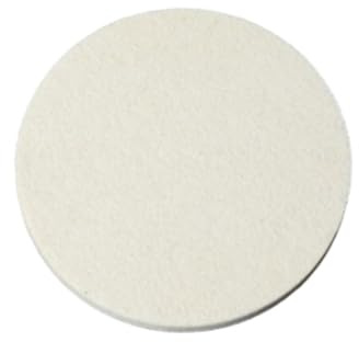 HQABCUTR 12 Pieces 5 In/ 125mm Hook & Loop Wool Felt Wheel Coarse And Fine For Stainless Steel Metal Polishing