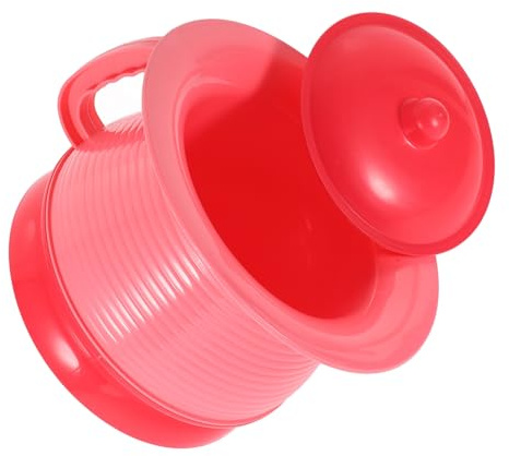Hohopeti Portable Baby Urine Bucket with Handle Lightweight Plastic Kids Toilet Potty for Travel and Camping Ergonomic Bucket Pot for Children
