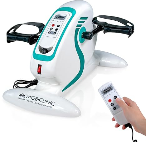 Mobiclinic®, Pedaltrainer, 12 Geschwindigkeitsstufen, Tretunterstützung, Bidirektional, Multifunktionsdisplay, Timer, für Beine und Arme, Mini-Bike, Pista
