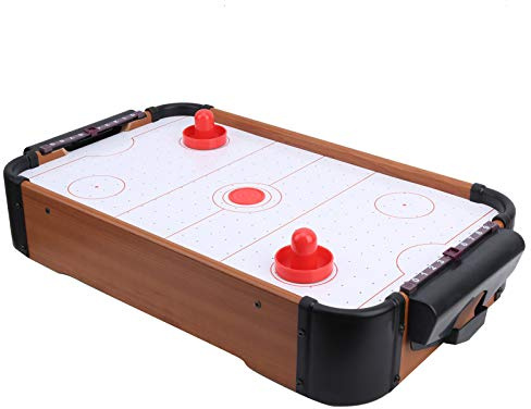 Generic Bord Air Hockey Interactive Portable Game Present Förbättra Förälder-Barn Tillgivenhet Lämplig för Barn Trä