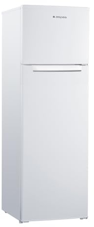 Aspes Frigorífico Blanco, 2 Puertas. AF1655502E, Capacidad 248 Litros, Cíclico, Motor Universal, 37 dB, Puerta Reversible, Apertura Tipo Uñero, Clasificación Energética E