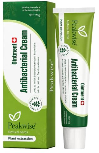 Antibacterial Cream 20g Antiseptic Ointment for Itchy Skin, Sweat Rash, Heat Rash & Dry Irritated Skin Relief – Natural Plant Extract Formula for External Skin Care (20g)
