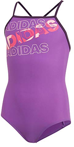 adidas Ya Lineage Badeanzug, Unisex, Kinder, Purpur, 116 (5/6 Jahre)
